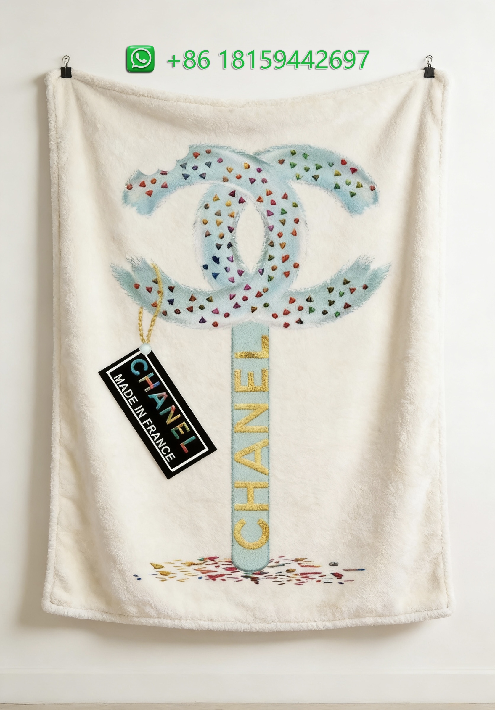 Chanel Throw Blankets